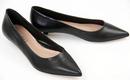 Quilly LACEYS Retro 60s Black Kitten Heel Shoes