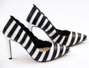 Sonya Court LACEYS Retro 70s Stripe Stiletto Shoes