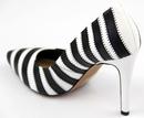 Sonya Court LACEYS Retro 70s Stripe Stiletto Shoes