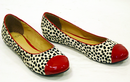 Fable Toecap LACEYS Retro Sixties Indie Flat Shoes