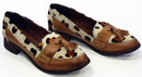 Devulge LACEYS Womens Retro 70s Tassel Loafers 