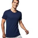 LACOSTE Men's 3 Pack Crew Neck T-Shirts in Blues