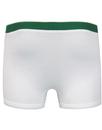 + LACOSTE Men's 3 Pack Cotton Stretch Trunks WHITE