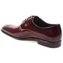 LACUZZO Mod High Shine Leather Brogues (Claret)