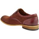 LACUZZO Retro Suede & Leather 60s Mod Monk Shoes