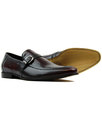 Lane LACUZZO 60s Mod Perf Two Tone Loafers CLARET