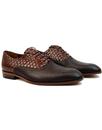 Sirhiss LACUZZO Retro Mod Snake Stamp Shoes BROWN