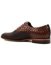 Sirhiss LACUZZO Retro Mod Snake Stamp Shoes BROWN