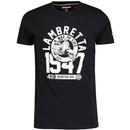 Lambretta 1947 Mod A Way Of Life T-shirt in Black SS1209