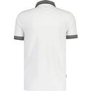 LAMBRETTA Retro 70s 2Tone Ska Check Collar Polo W