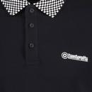 LAMBRETTA Retro 2Tone Ska Check Collar Pique Polo 