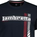 Lambretta 60s Fade Racing Stripe Scooter Tee N