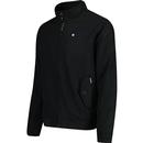 LAMBRETTA Retro Mod Harrington Jacket in Black