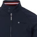LAMBRETTA Mod Snap Collar Harrington Jacket (Navy)