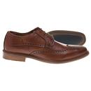 LAMBRETTA Men's 60s Mod Derby Brogue Shoes (Tan)