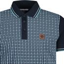 Lambretta Clothing Twin Tipped Houndstooth Polo N