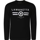 LAMBRETTA Stripe Mod Target Crew Neck Sweatshirt