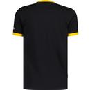 Lambretta 1960s Mod Logo Retro Ringer T-shirt B/G