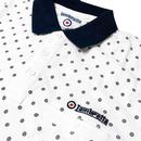 Lambretta Retro Mod Target Pique Polo Shirt (W/N)