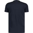 Lambretta Retro Racing Stripe Mod Crew T-shirt N