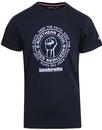 LAMBRETTA Retro Mod Northern Soul T-shirt (Navy)