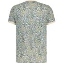 Lambretta Clothing Retro 60s Paisley Ringer Tee WA