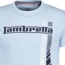 Lambretta 60s Fade Racing Stripe Scooter Tee S