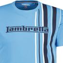 Lambretta Retro Racing Stripe Mod Crew T-shirt AB