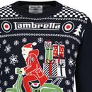 Lambretta Men's Santa Scooter Christmas Jumper N