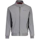 Lambretta Shower Resistant Mod Harrington Jacket in Grey Front Photo