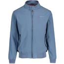 Lambretta Men's Mod Shower Resistant Harrington in Mid Blue Front Photo