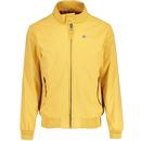 Lambretta Mod Shower Resistant Harrington Jacket in Mustard Front Photo