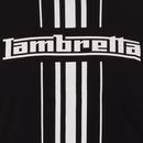 LAMBRETTA Retro Mod Centre Stripe T-shirt (Black)