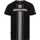 LAMBRETTA Retro Mod Centre Stripe T-shirt (Black)