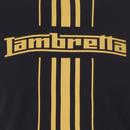LAMBRETTA Retro Mod Centre Stripe T-shirt (Navy)