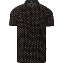 LAMBRETTA Men's Mini Mod Target Print Polo Top 