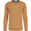 Lambretta Retro Mod Tipped Crew Neck Jumper (T/N)