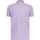 Lambretta Retro Mod Triple Tipped Polo Shirt Dusk