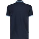 Lambretta Retro Mod Triple Tipped Polo Shirt N/S