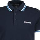 Lambretta Retro Mod Triple Tipped Polo Shirt N/S