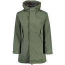 Lambretta Water Resistant Fishtail Parka in Khaki