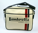 LAMBRETTA Retro Mod Racing Stripe Shoulder Bag (S)