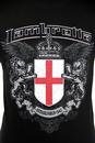 LAMBRETTA Flag Crest Retro Mod T-Shirt (Black)