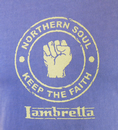 Northern Soul LAMBRETTA Retro Mod T-Shirt (E)