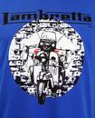 LAMBRETTA Retro Mod Distressed Scooter T-shirt
