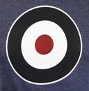 LAMBRETTA Retro Pop Art Mod Target Indigo T-shirt