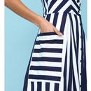Layla EMILY & FIN Retro Nautical Stripe Sun Dress