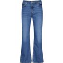 lee jeans mens 70s bootcut retro low rise stretch denim jeans blue shadow