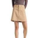 LEE Women's Retro Corduroy A-Line Mini Skirt C