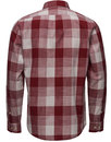 LEE JEANS Retro Mod Check Button Down Shirt (RED)